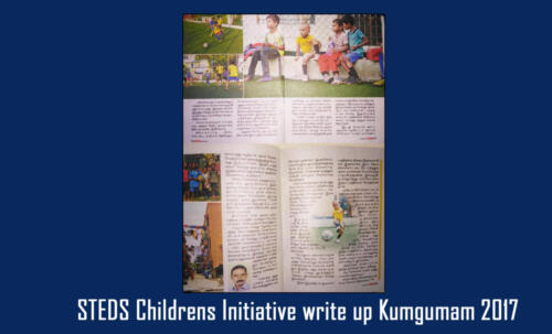 STEDS Childrens Initiative write up Kumgumam