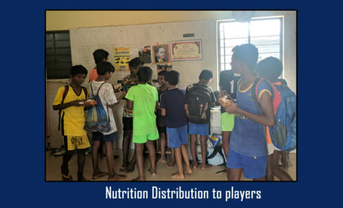 Nutrition Distribution To Players 