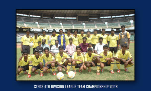 STEDS 4th division league team championship 2008