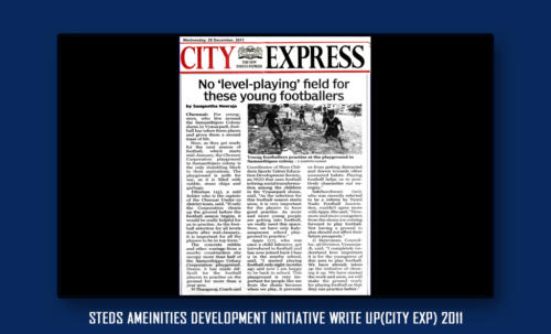 STEDS ameinities development initiative write up(City Exp) 2011