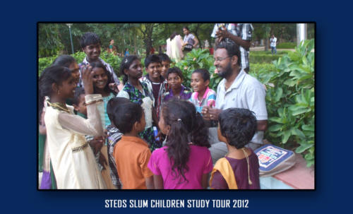 STEDS slum children Study tour 2012-2