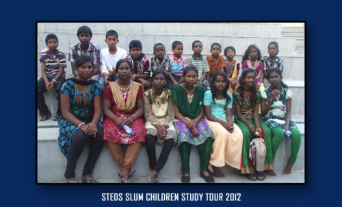 STEDS slum children Study tour 2012-3